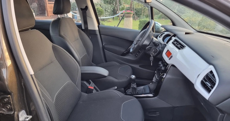 Citroen C3 cena 23800 przebieg: 123500, rok produkcji 2013 z Świdnica małe 379